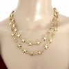 GOLD CHAIN NECKLACE celebrity STAINLESS STEEL